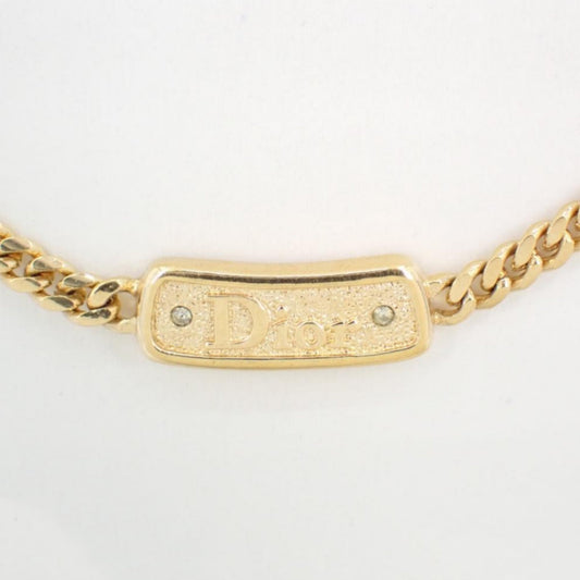 D Gold nameplate necklace