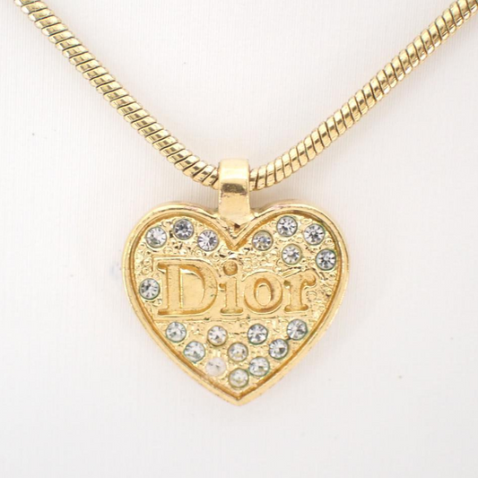 D Heart diamond necklace