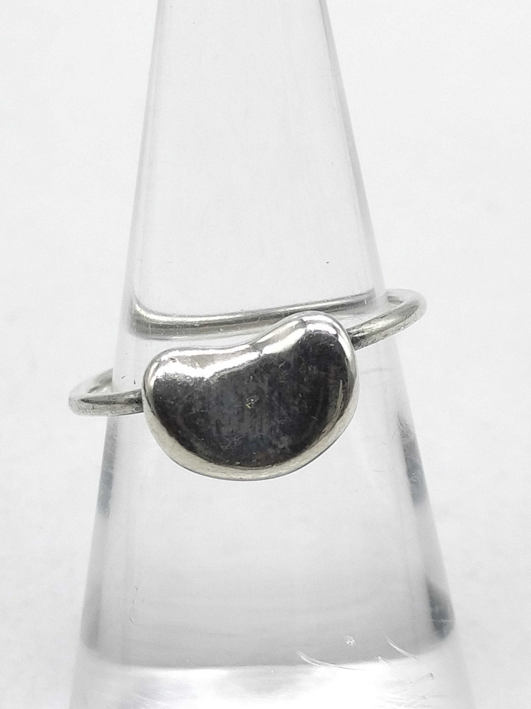 T Silver Bean Ring