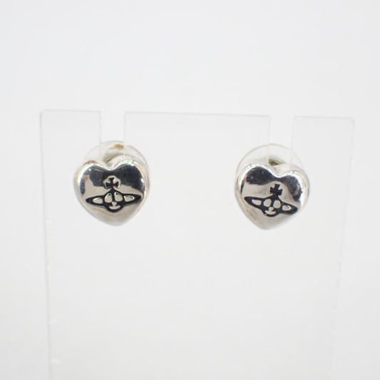 Heart logo earrings