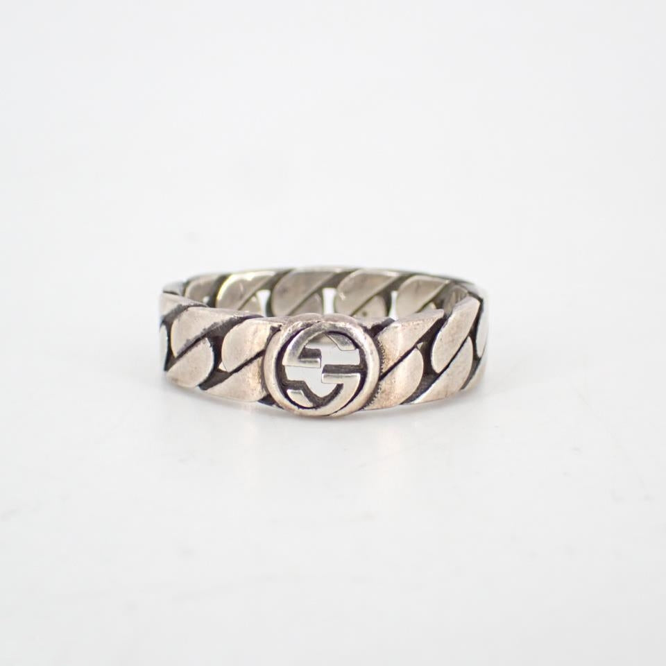 G Interlocking G wide ring