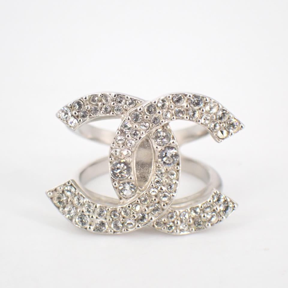 C Double C full diamond ring