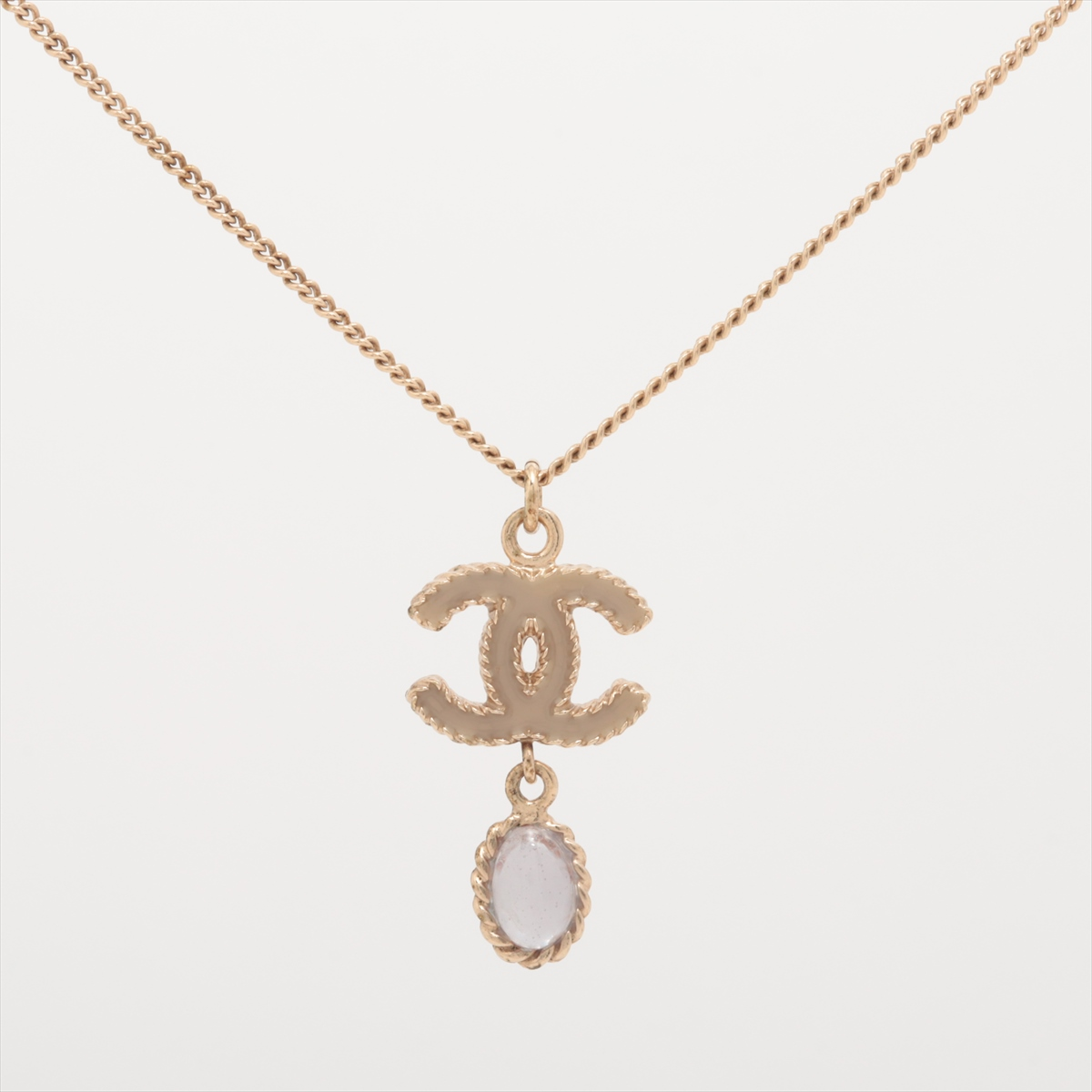 C Double C Franc Gemstone Necklace