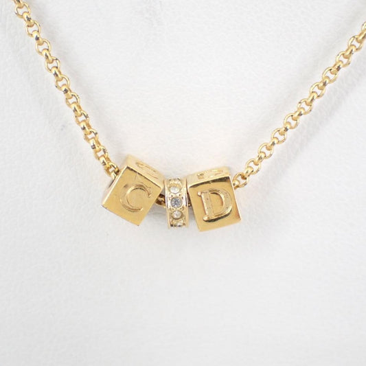 D Block letter necklace