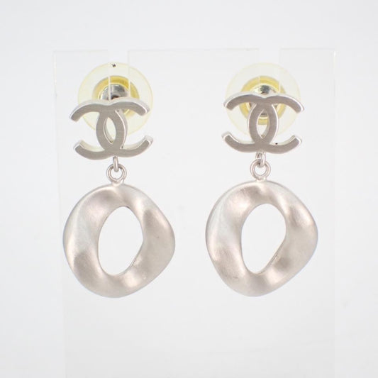 C Hoop Drop Earrings