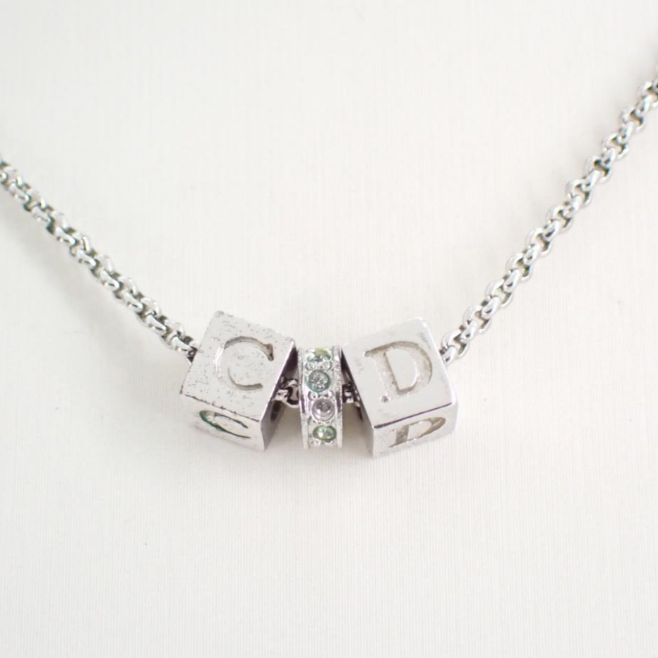 D Square logo necklace