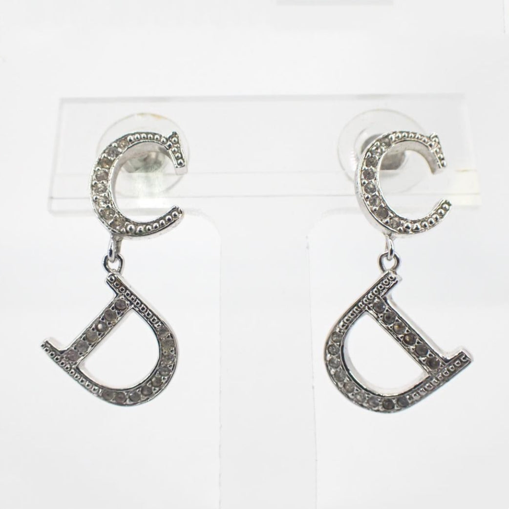 D Double D pendant earrings