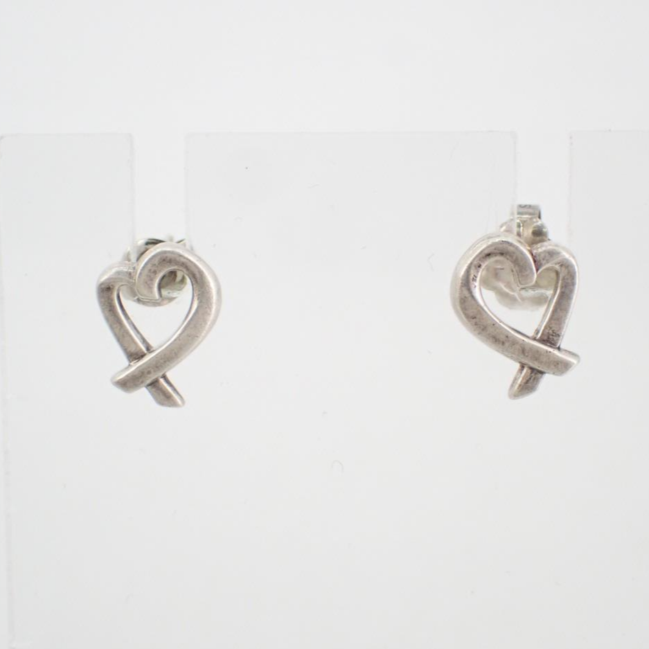 T Heart Earrings