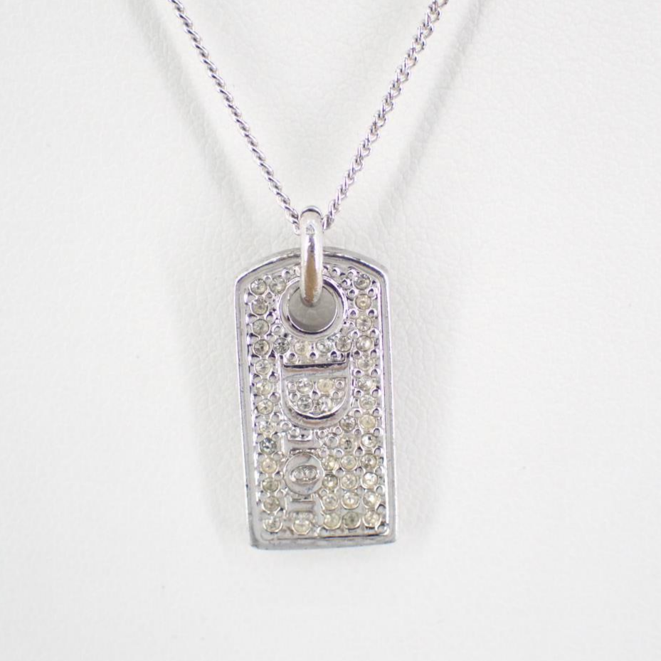 D Nameplate full diamond necklace