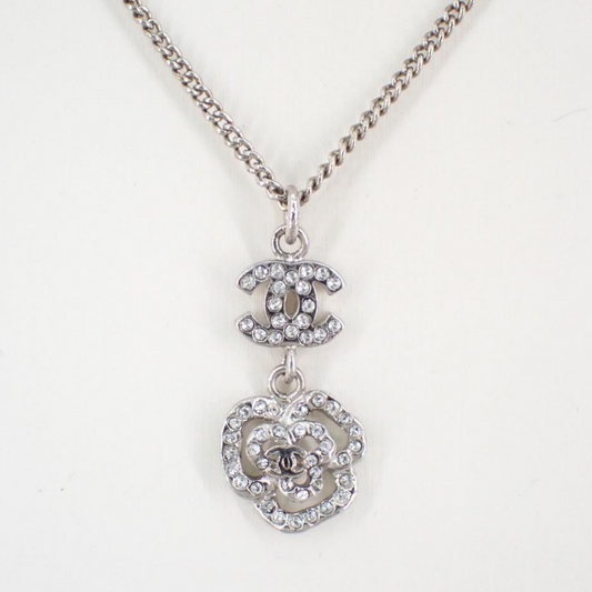 C Camellia Double C Full Diamond Necklace