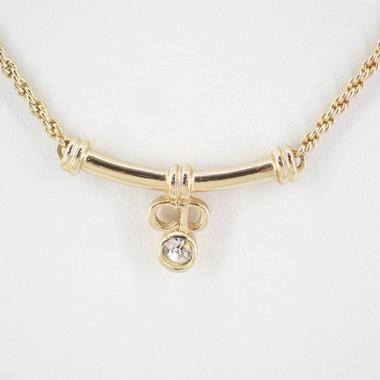 D Bamboo Diamond Necklace